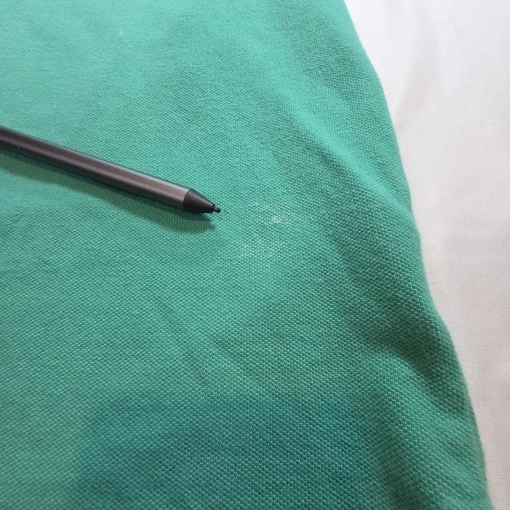 Men's Original Fit Mesh Shirt Polo Ralph Lauren Green With Orange Emblem